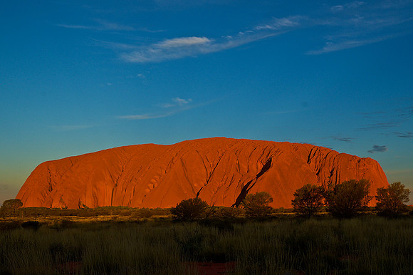 Sunset at Uluru