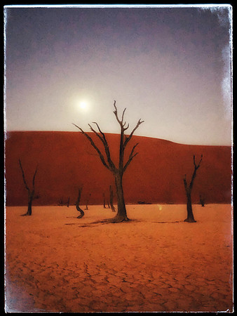 Deadvlei at full moon