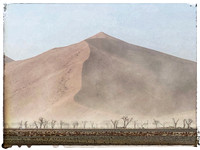 Dust storm in the dunes