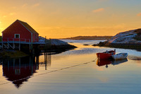 Sunset at Peggy's Cove