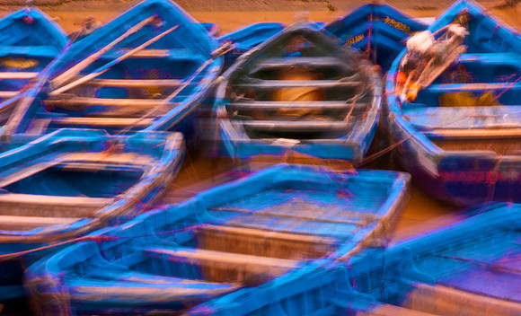 "Blue Boats #3"